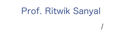  Prof. Ritwik Sanyal  
http://www.ritwiksanyal.in/